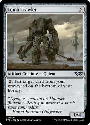 Magic: The Gathering - Tomb Trawler Foil - Outlaws of Thunder Junction