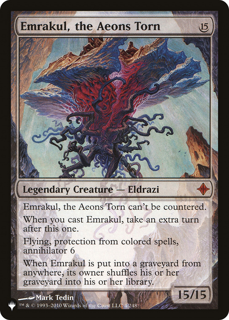 Magic: The Gathering - Emrakul, the Aeons Torn - The List