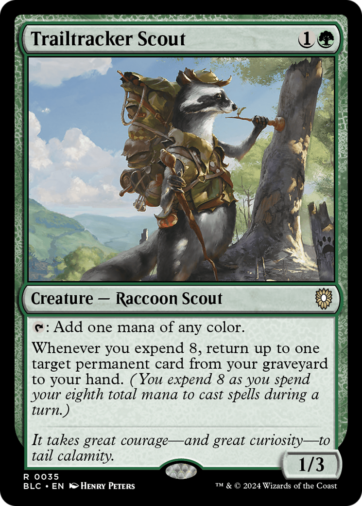 Magic: The Gathering - Trailtracker Scout - Bloomburrow Commander