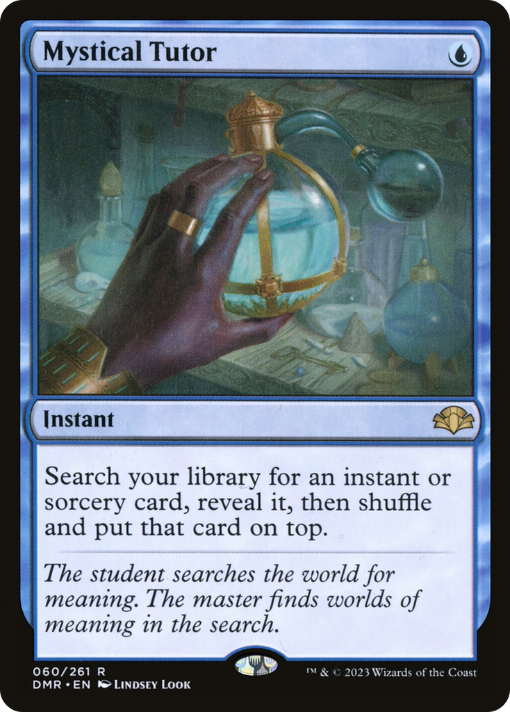 Magic: The Gathering - Mystical Tutor Foil - Dominaria Remastered