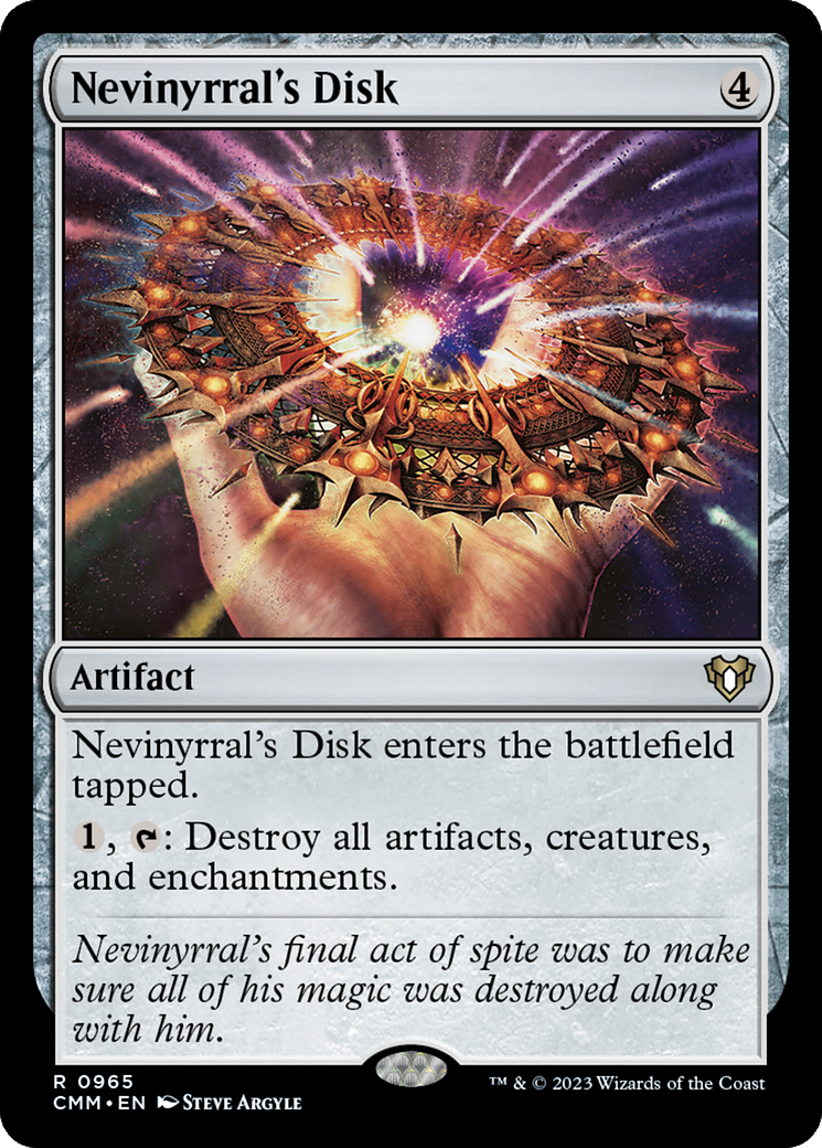 Magic: The Gathering - Nevinyrral's Disk - Commander Masters