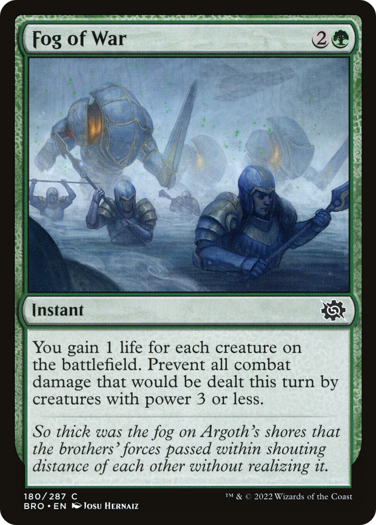 Magic: The Gathering - Fog of War Foil - The Brothers' War