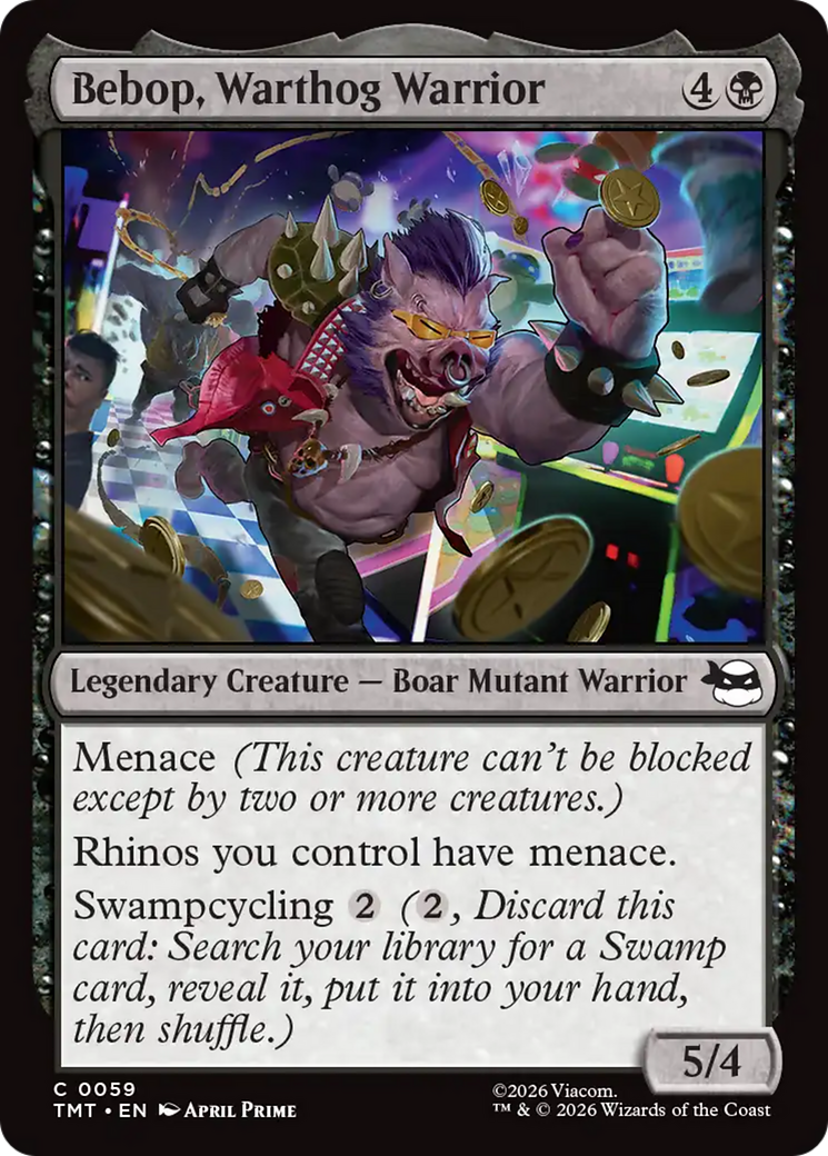 Magic: The Gathering - Bebop, Warthog Warrior - Teenage Mutant Ninja Turtles