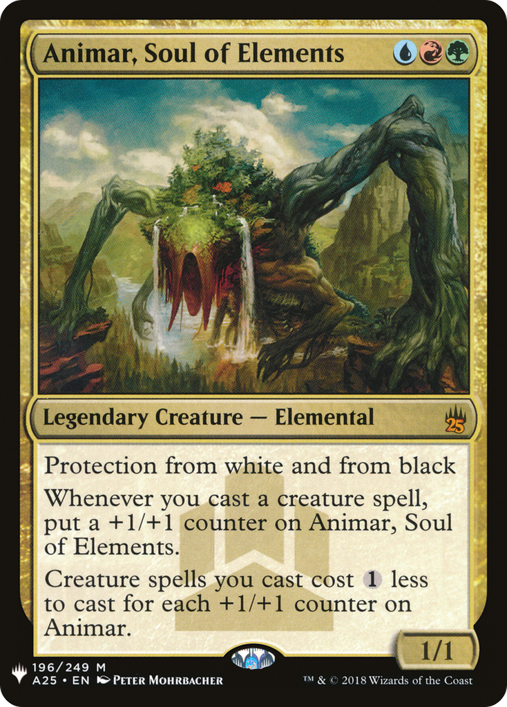 Magic: The Gathering - Animar, Soul of Elements - The List