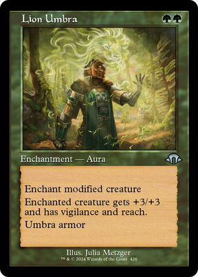 Magic: The Gathering - Lion Umbra Foil - Modern Horizons 3
