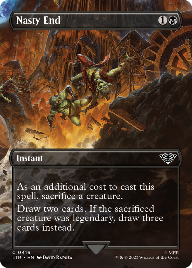 Magic: The Gathering - Nasty End Foil - The Lord of the Rings: Tales of Middle-earth
