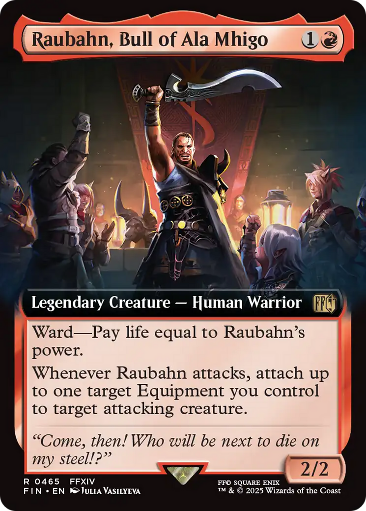 Magic: The Gathering - Raubahn, Bull of Ala Mhigo Foil - Final Fantasy