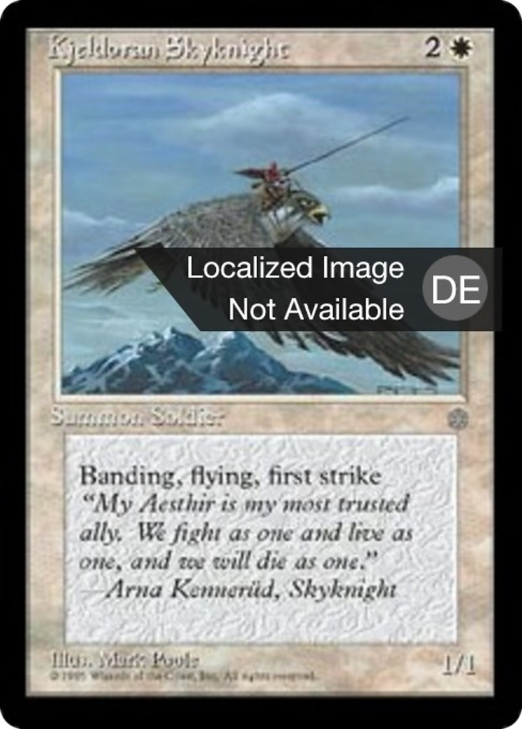 Magic: The Gathering - Kjeldoranischer Himmelsritter - Ice Age