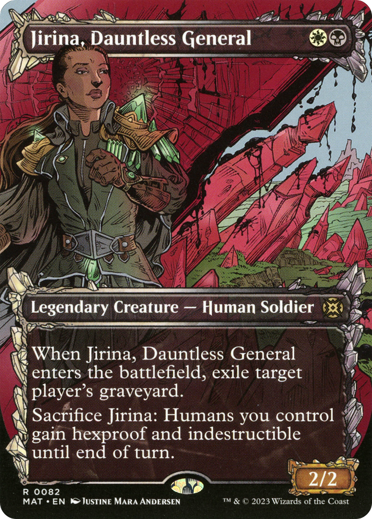 Magic: The Gathering - Jirina, Dauntless General Foil - March of the Machine: The Aftermath