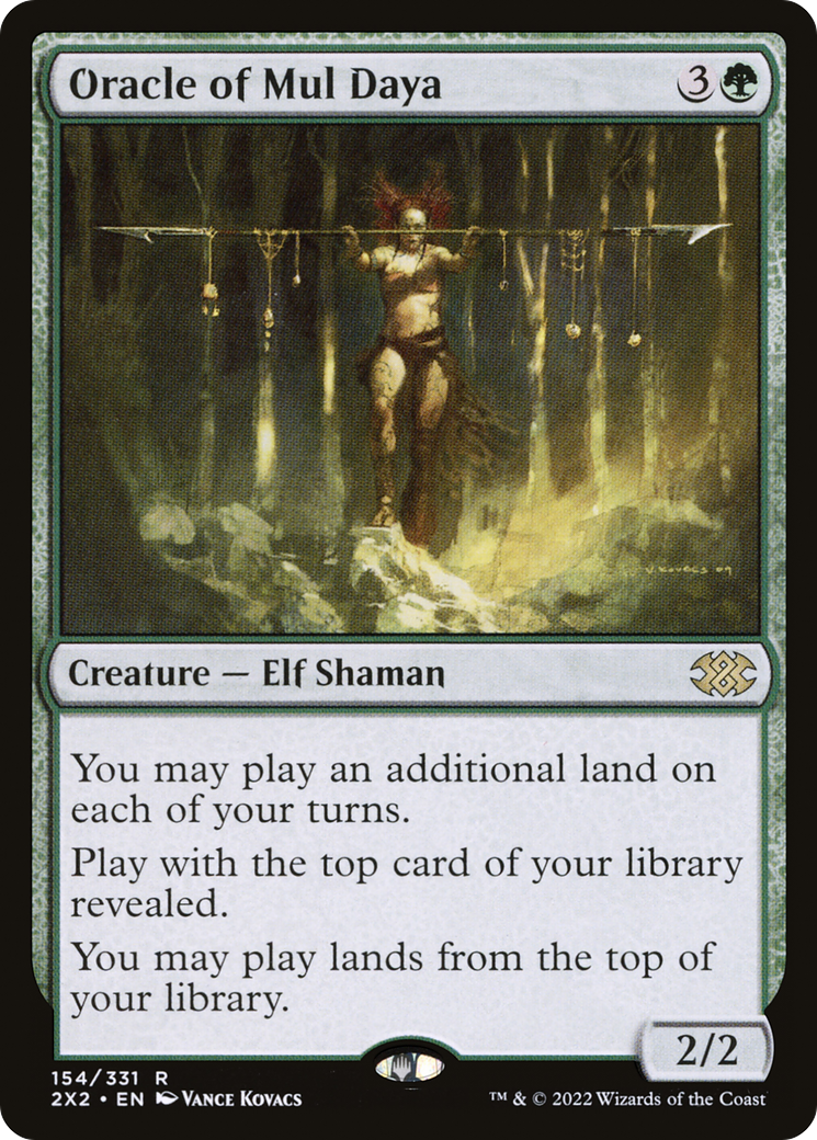Magic: The Gathering - Oracle of Mul Daya Foil - Double Masters 2022