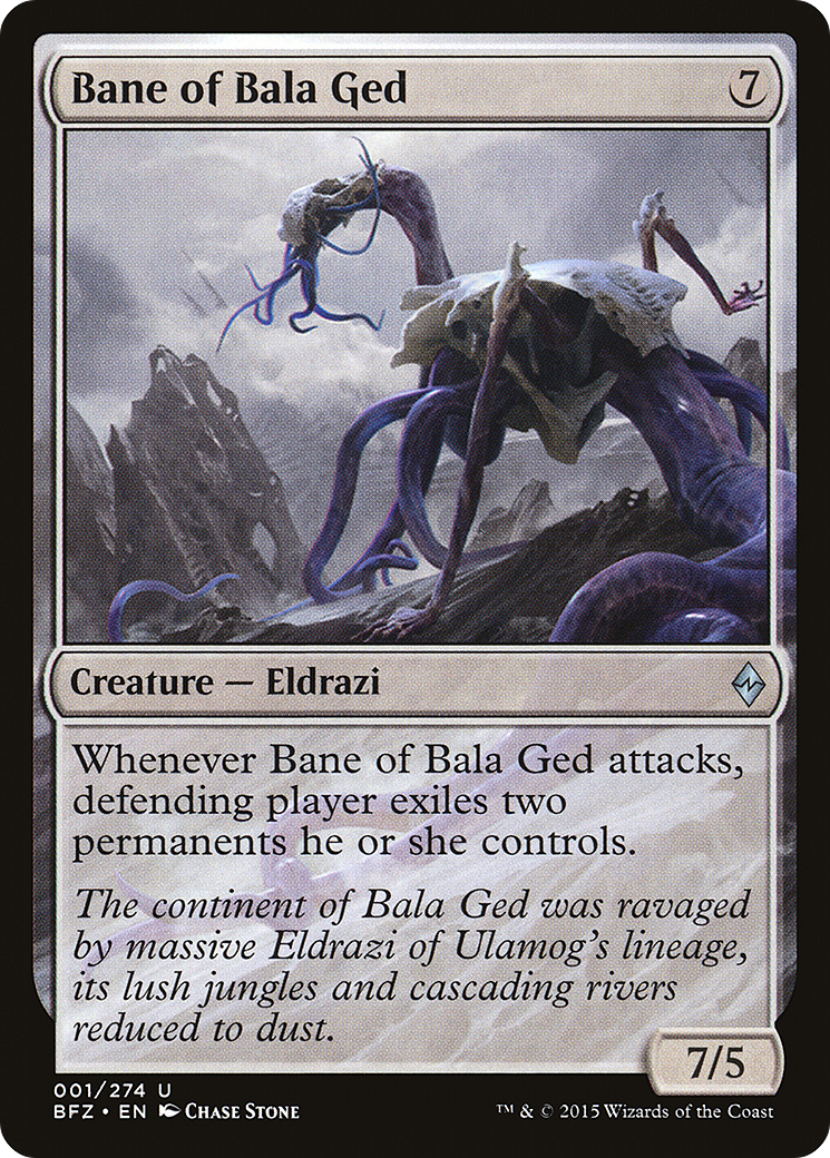 Magic: The Gathering - Bane of Bala Ged Foil - Battle for Zendikar