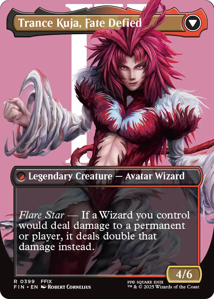 Magic: The Gathering - Kuja, Genome Sorcerer // Trance Kuja, Fate Defied Foil - Final Fantasy
