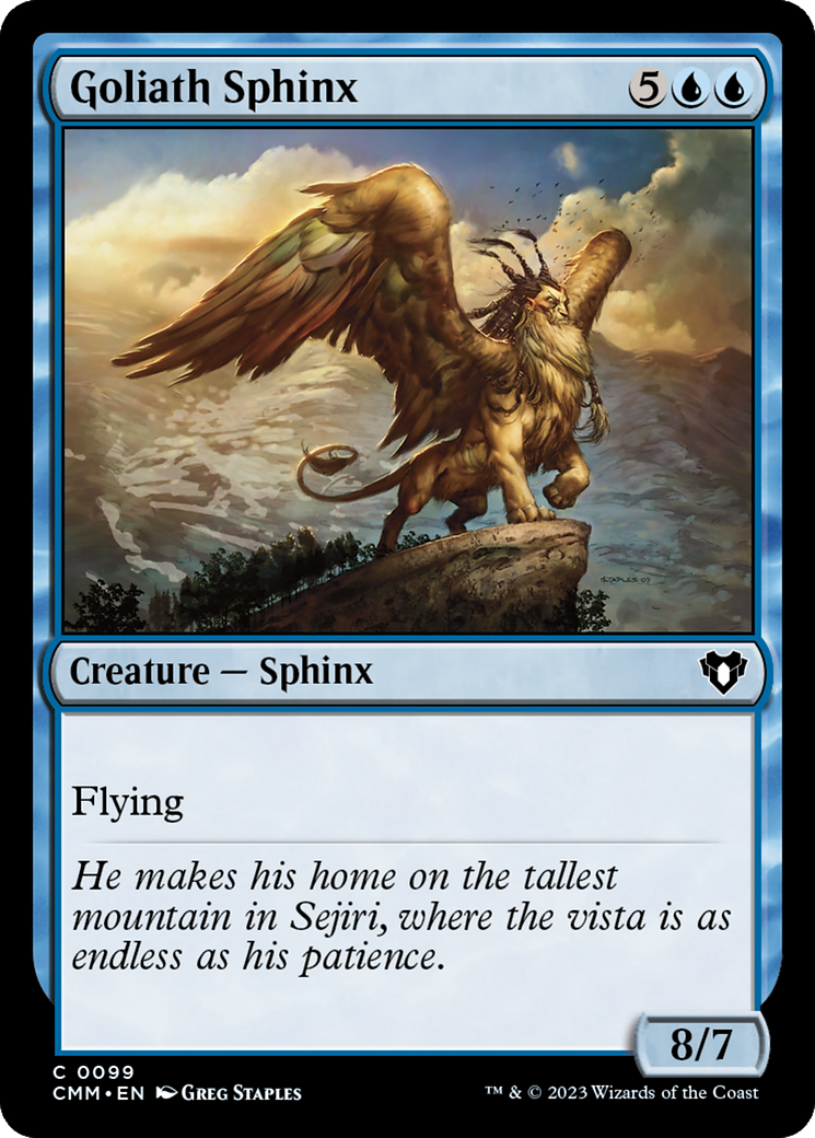 Magic: The Gathering - Goliath Sphinx - Commander Masters