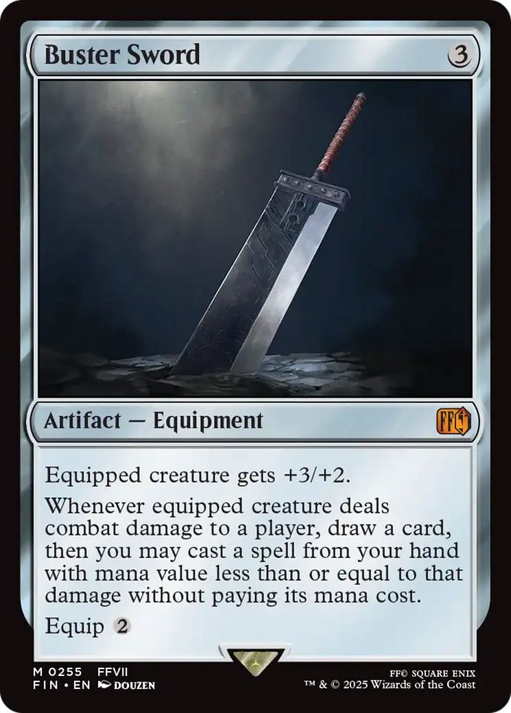 Magic: The Gathering - Buster Sword Foil - Final Fantasy