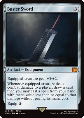 Magic: The Gathering - Buster Sword Foil - Final Fantasy