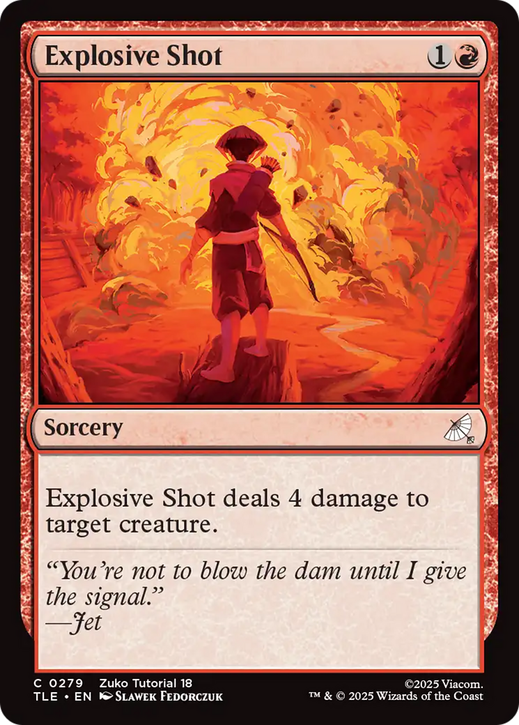 Magic: The Gathering - Explosive Shot - Avatar: The Last Airbender Eternal