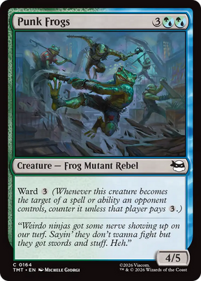 Magic: The Gathering - Punk Frogs Foil - Teenage Mutant Ninja Turtles