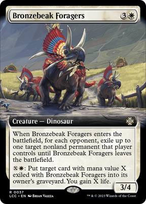 Magic: The Gathering - Bronzebeak Foragers - The Lost Caverns of Ixalan Commander