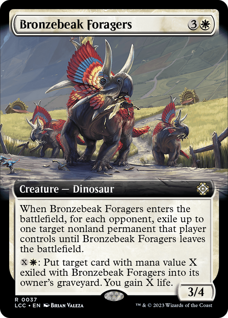 Magic: The Gathering - Bronzebeak Foragers Foil - The Lost Caverns of Ixalan Commander