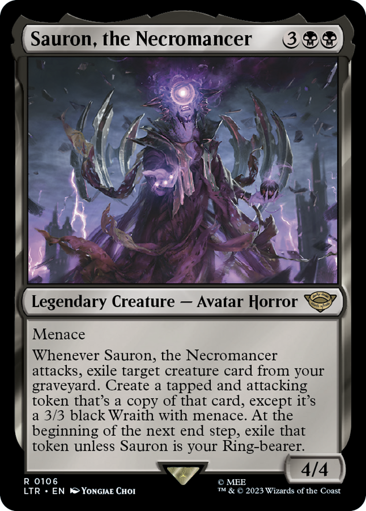 Magic: The Gathering - Sauron, the Necromancer - The Lord of the Rings: Tales of Middle-earth