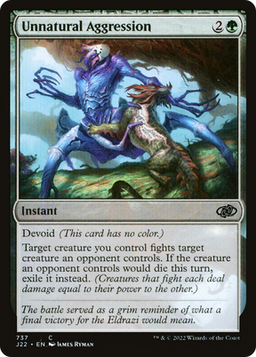 Magic: The Gathering - Unnatural Aggression - Jumpstart 2022