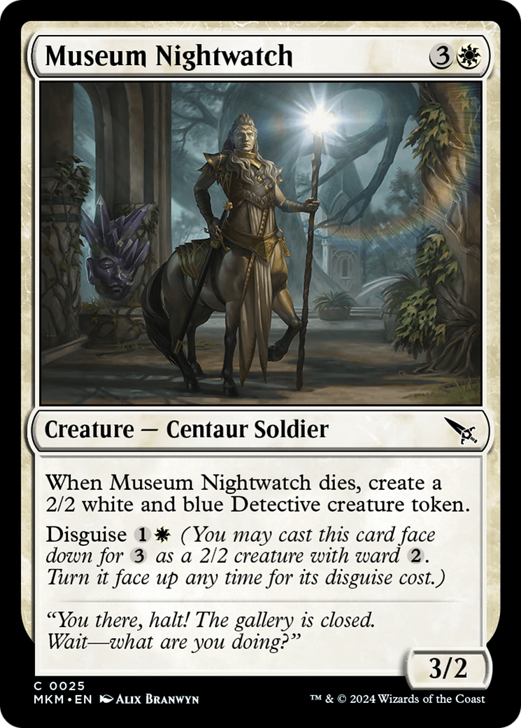 Magic: The Gathering - Museum Nightwatch Foil - Murders at Karlov Manor