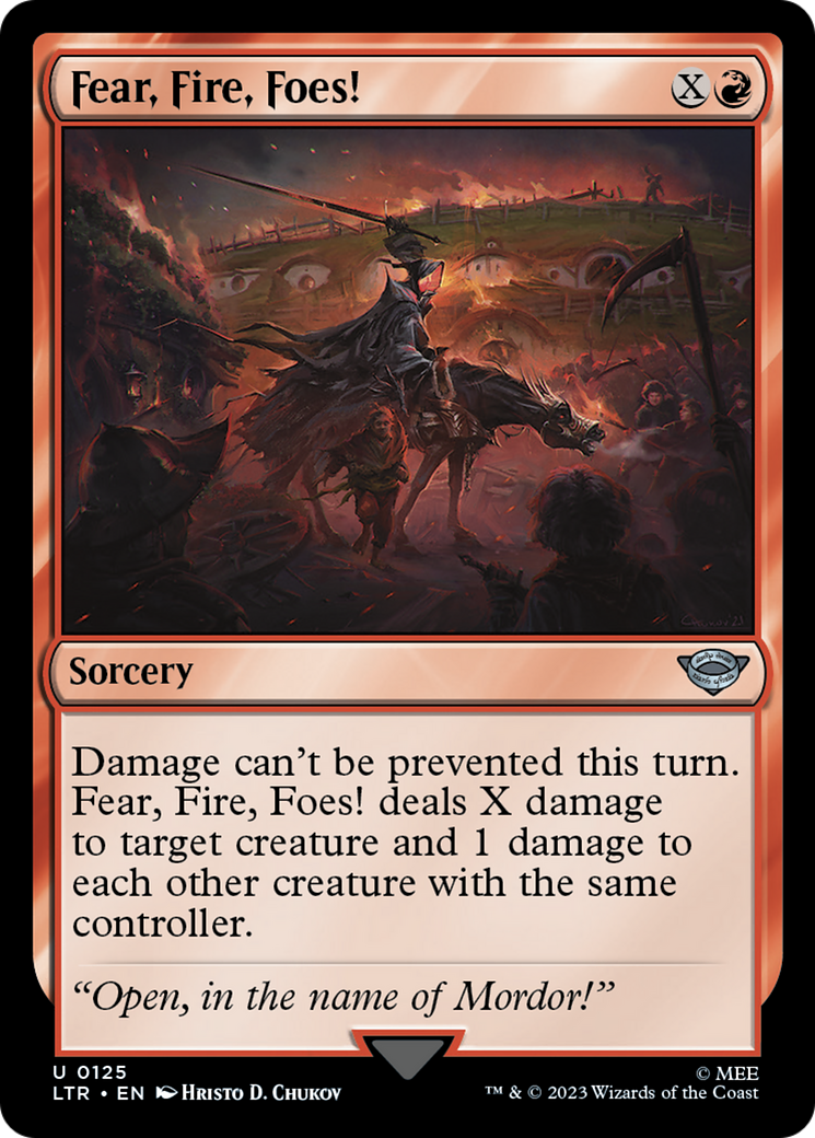 Magic: The Gathering - Fear, Fire, Foes! - The Lord of the Rings: Tales of Middle-earth