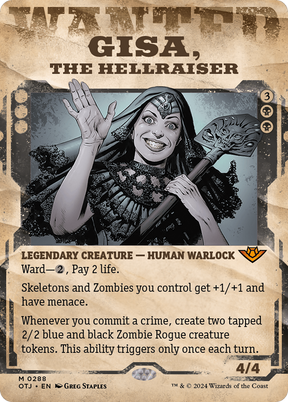 Magic: The Gathering - Gisa, the Hellraiser Foil - Outlaws of Thunder Junction