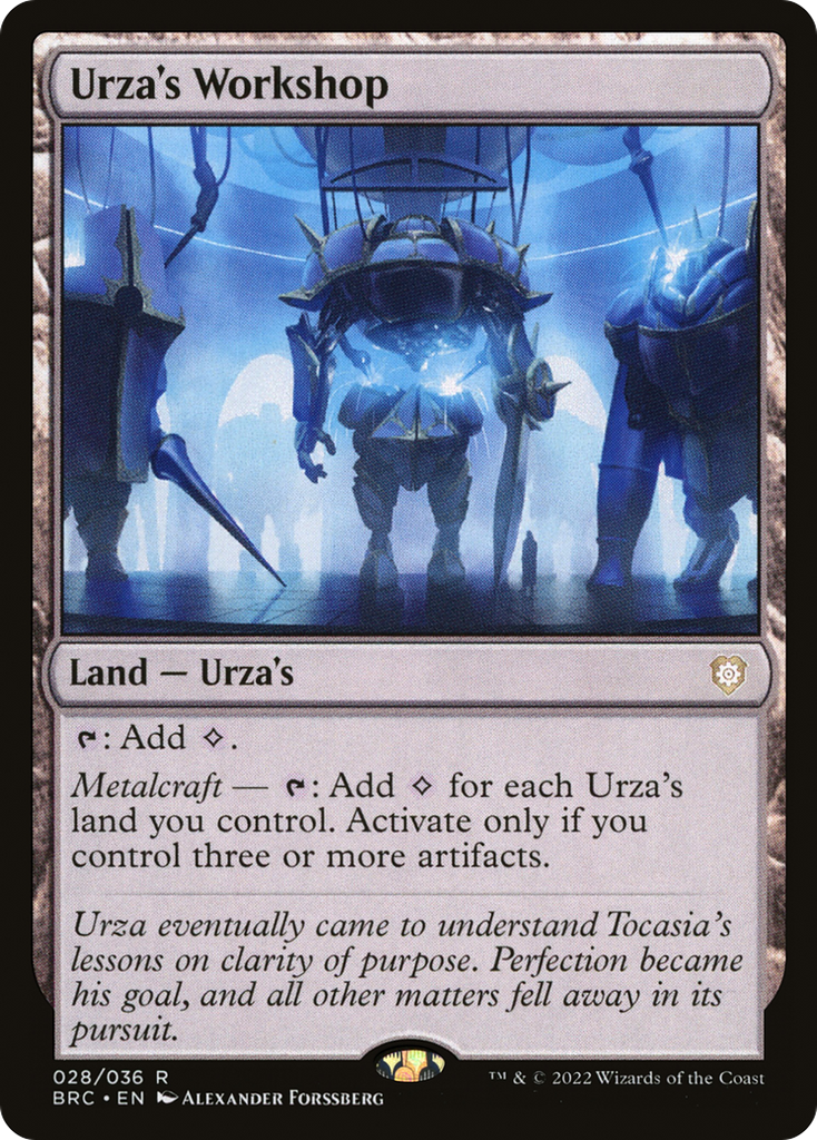 Magic: The Gathering - Urza's Workshop - The Brothers' War Commander