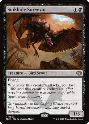 Magic: The Gathering - Sinkhole Surveyor Foil - Tarkir: Dragonstorm