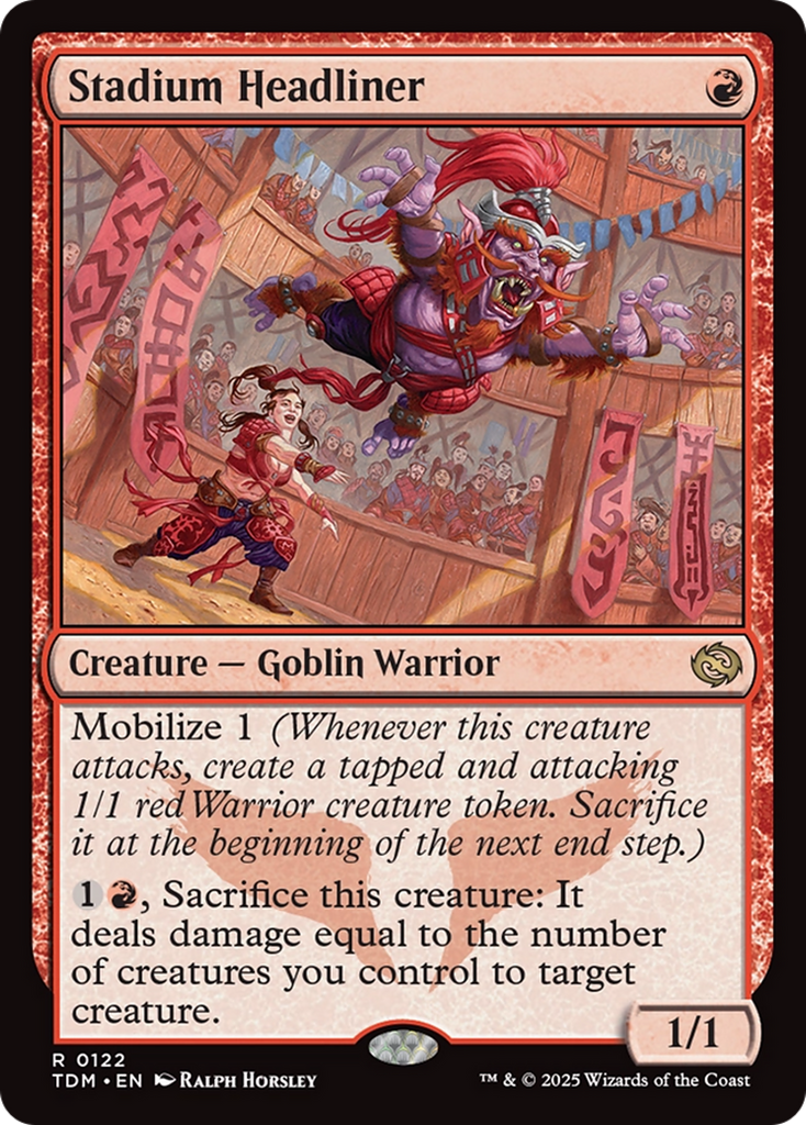 Magic: The Gathering - Stadium Headliner Foil - Tarkir: Dragonstorm