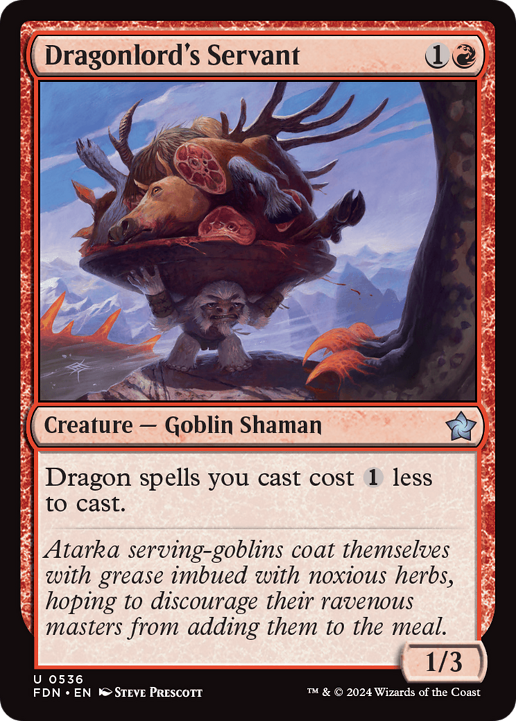 Magic: The Gathering - Dragonlord's Servant - Foundations