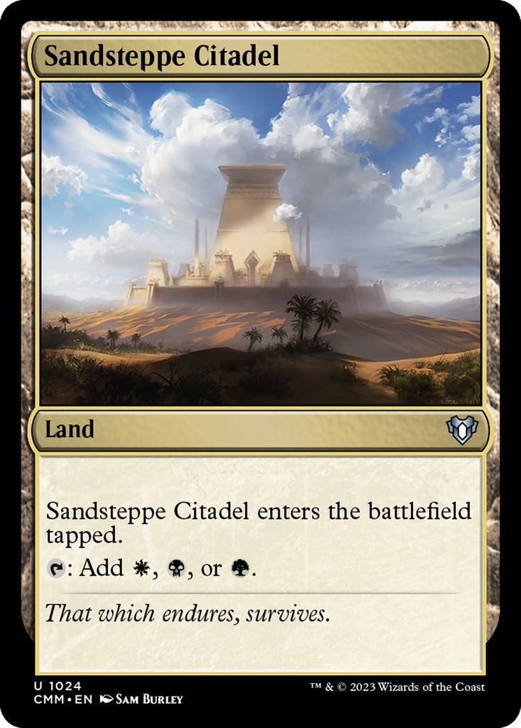 Magic: The Gathering - Sandsteppe Citadel - Commander Masters