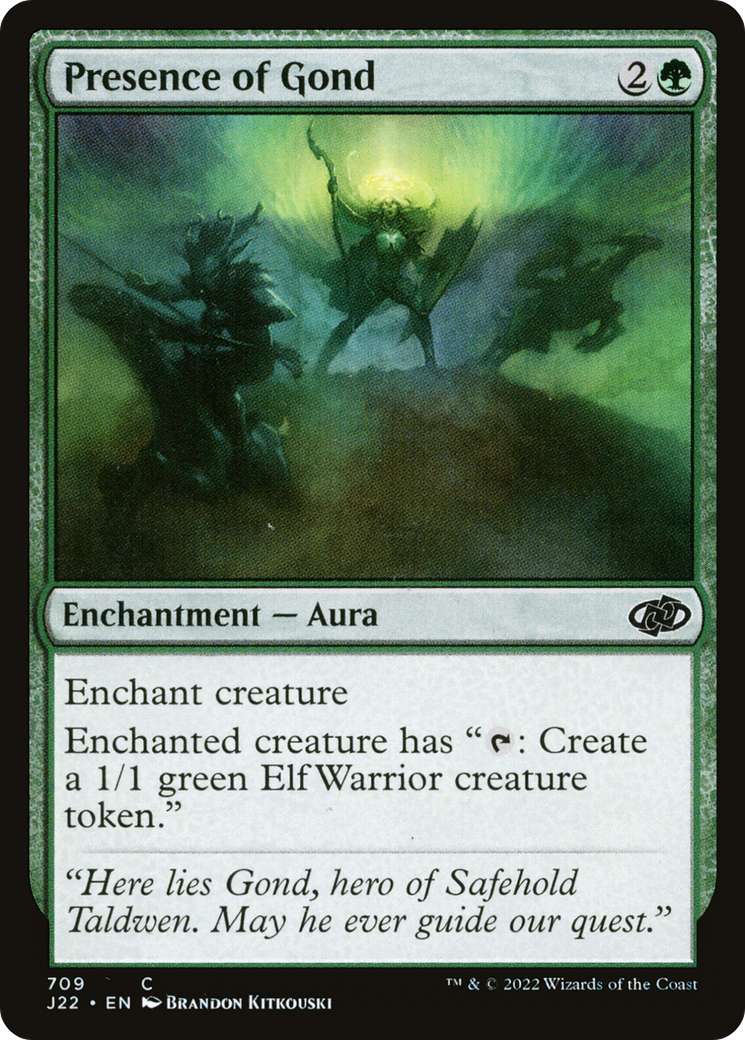 Magic: The Gathering - Presence of Gond - Jumpstart 2022