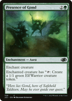Magic: The Gathering - Presence of Gond - Jumpstart 2022