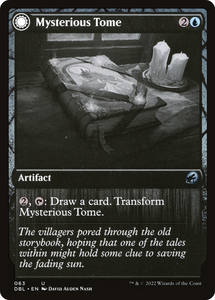 Magic: The Gathering - Mysterious Tome // Chilling Chronicle Foil - Innistrad: Double Feature