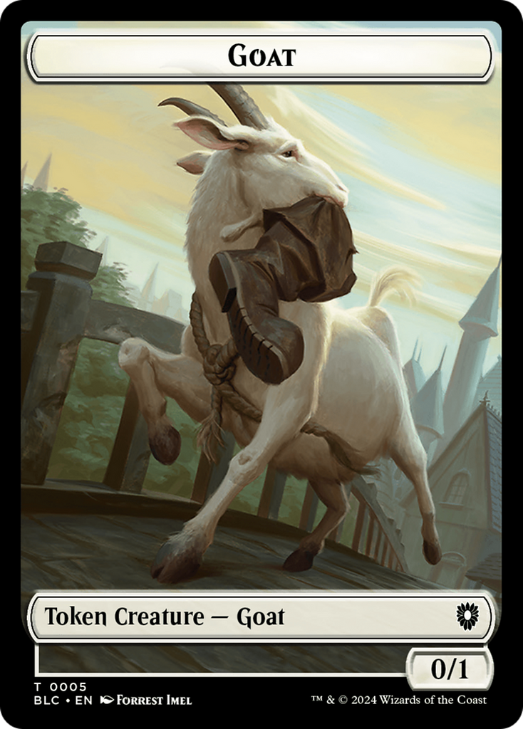 Magic: The Gathering - Goat Token - Bloomburrow Commander Tokens