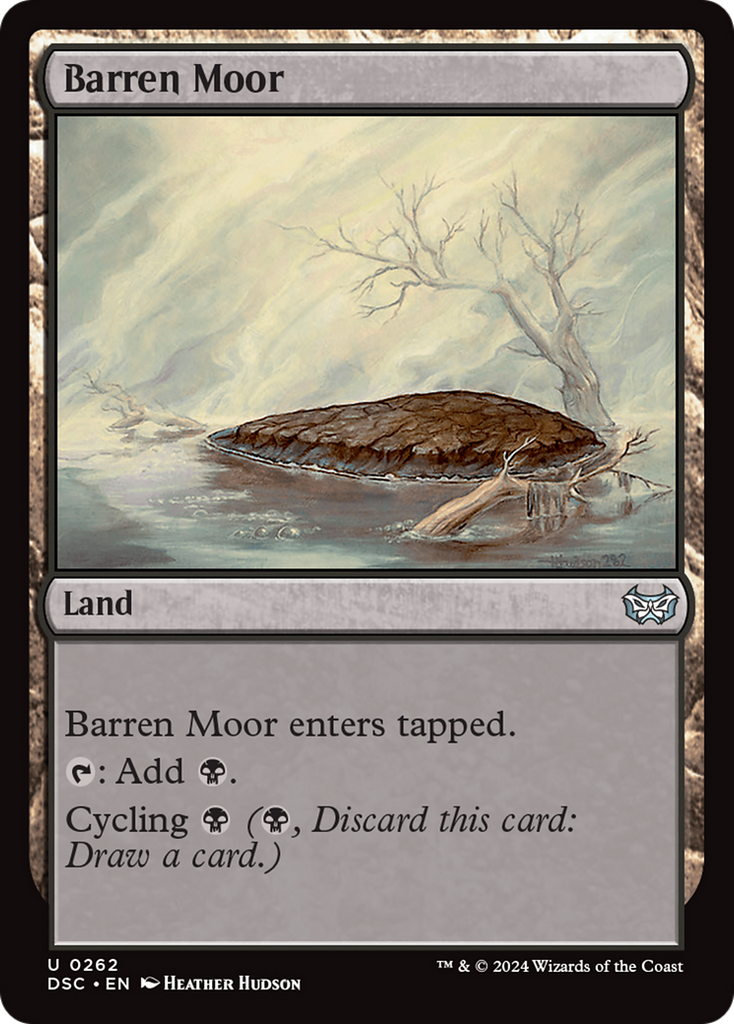 Magic: The Gathering - Barren Moor - Duskmourn: House of Horror Commander