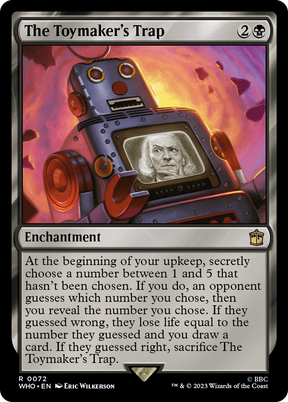 Magic: The Gathering - The Toymaker's Trap Foil - Doctor Who