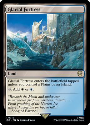 Magic: The Gathering - Glacial Fortress - Tales of Middle-earth Commander
