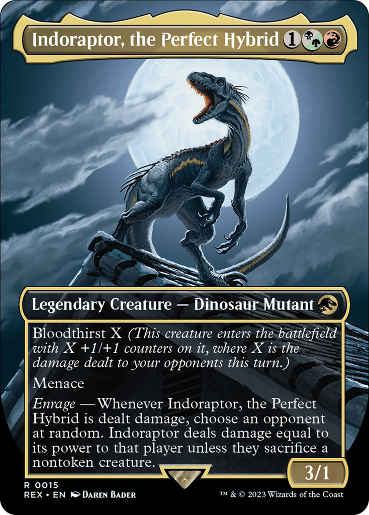 Magic: The Gathering - Indoraptor, the Perfect Hybrid - Jurassic World Collection