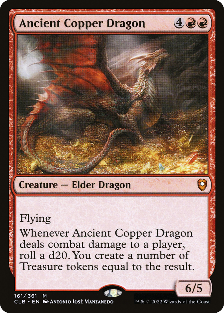 Magic: The Gathering - Ancient Copper Dragon - Commander Legends: Battle for Baldur's Gate