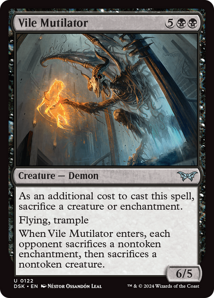 Magic: The Gathering - Vile Mutilator - Duskmourn: House of Horror