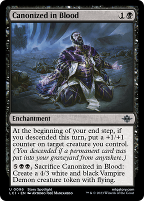 Magic: The Gathering - Canonized in Blood Foil - The Lost Caverns of Ixalan