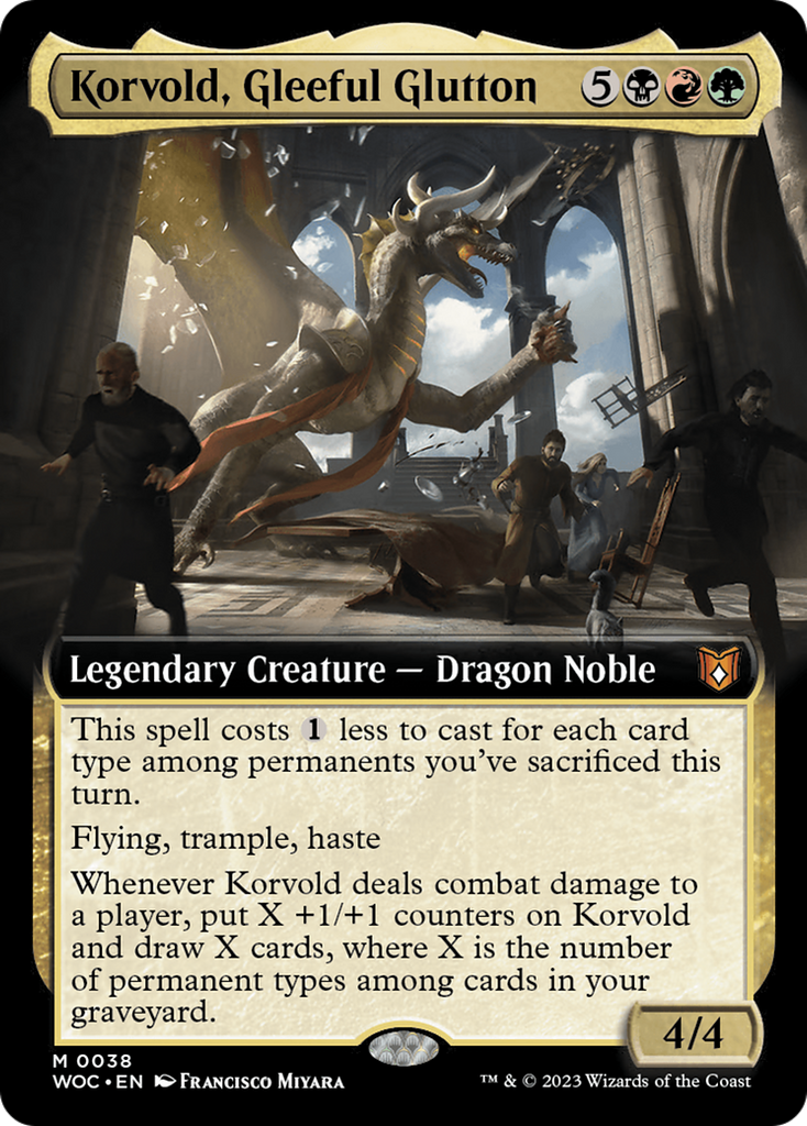 Magic: The Gathering - Korvold, Gleeful Glutton - Wilds of Eldraine Commander