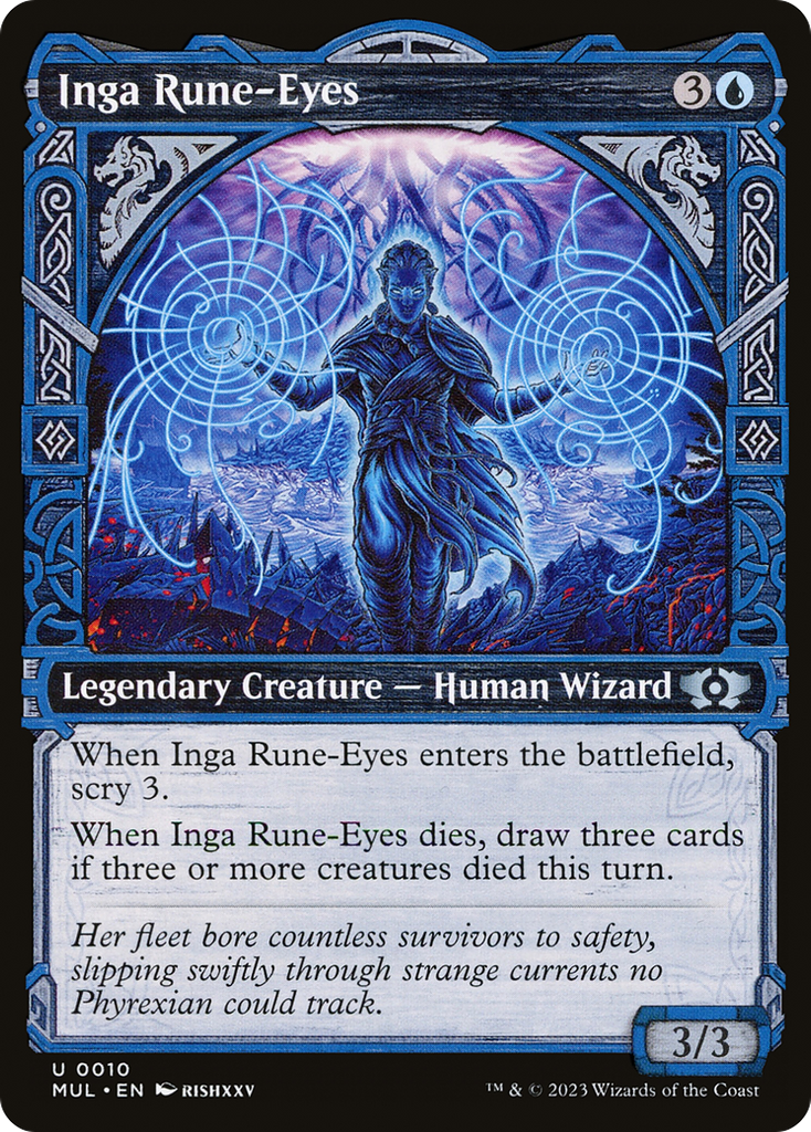 Magic: The Gathering - Inga Rune-Eyes Foil - Multiverse Legends