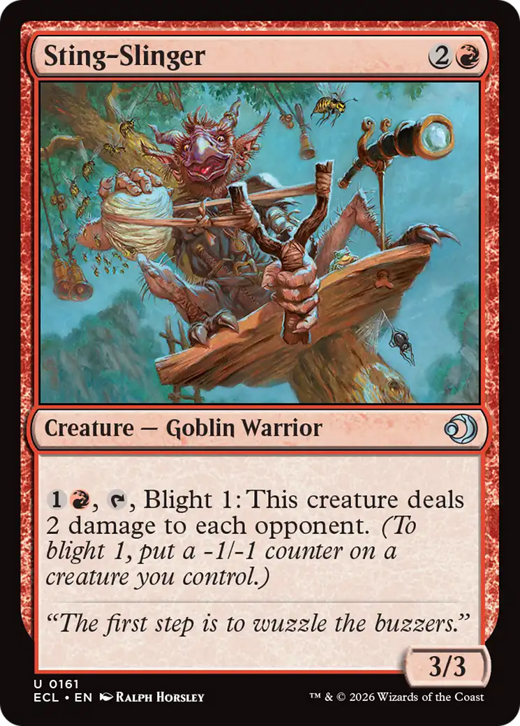 Magic: The Gathering - Sting-Slinger Foil - Lorwyn Eclipsed