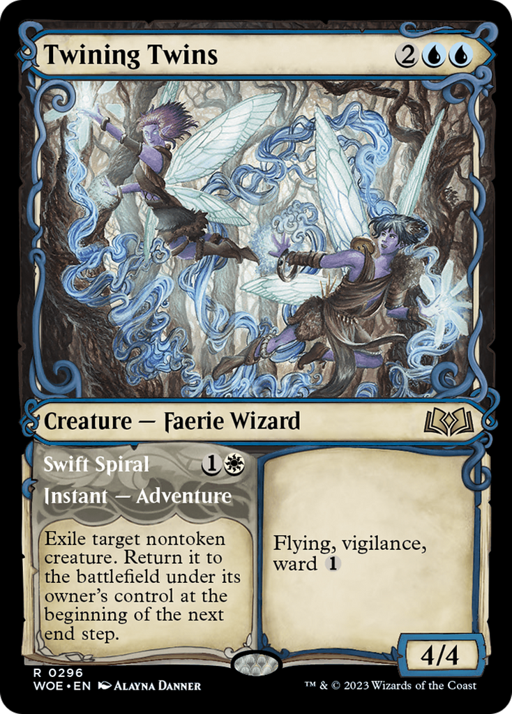 Magic: The Gathering - Twining Twins // Swift Spiral - Wilds of Eldraine