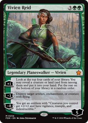Magic: The Gathering - Vivien Reid Foil - Foundations
