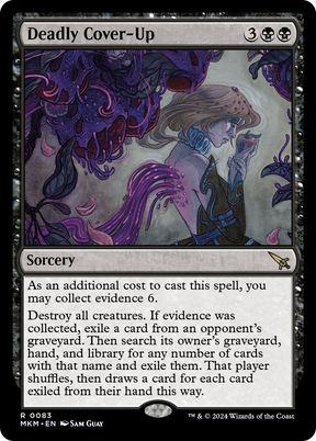 Magic: The Gathering - Deadly Cover-Up Foil - Murders at Karlov Manor